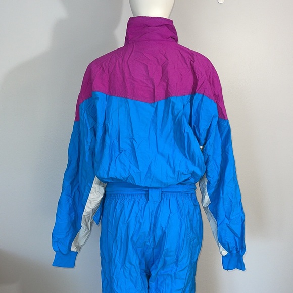 Vintage 80s 90s Neon One Piece Ski Suit Designed in Germany - Picture 8 of 15